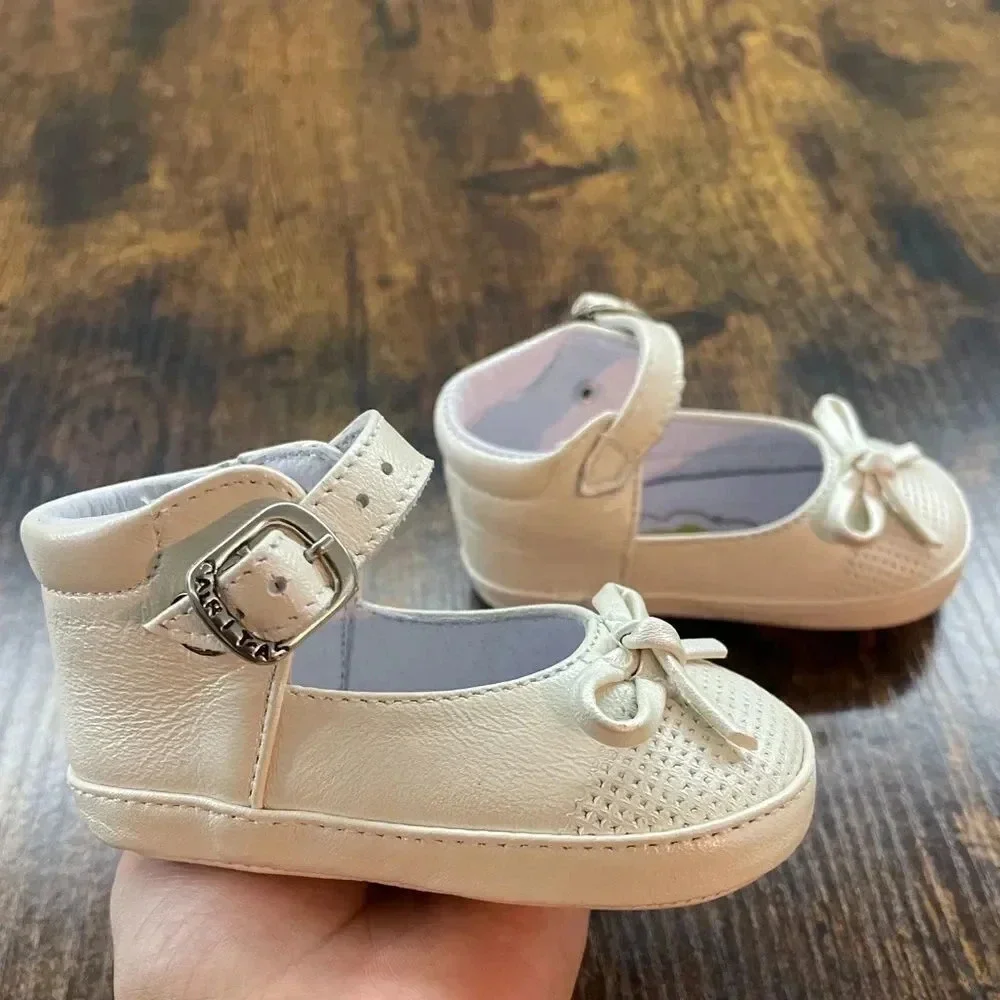 Mexican leather baby shoes